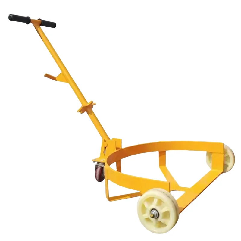 Heavy Duty Material Handling Tool Factory Supply Easily Transport Low Profile Three Wheel 55 Gallon Drum Dolly