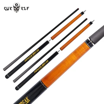 CUEELFオレンジジャンプブレイクキュービリヤードプールキュー12.5mm