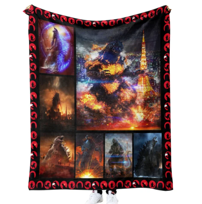 Детское фланелевое одеяло из плотного кораллового флиса с принтом на заказ