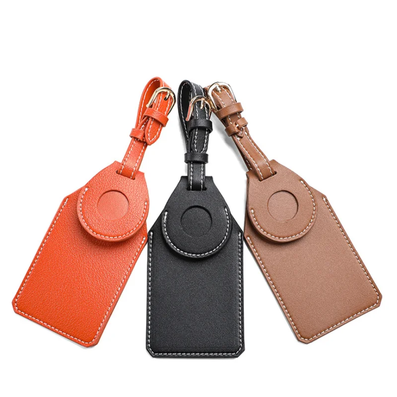 Wholesale Leather Case for Airtags as Accessories with Key Chain