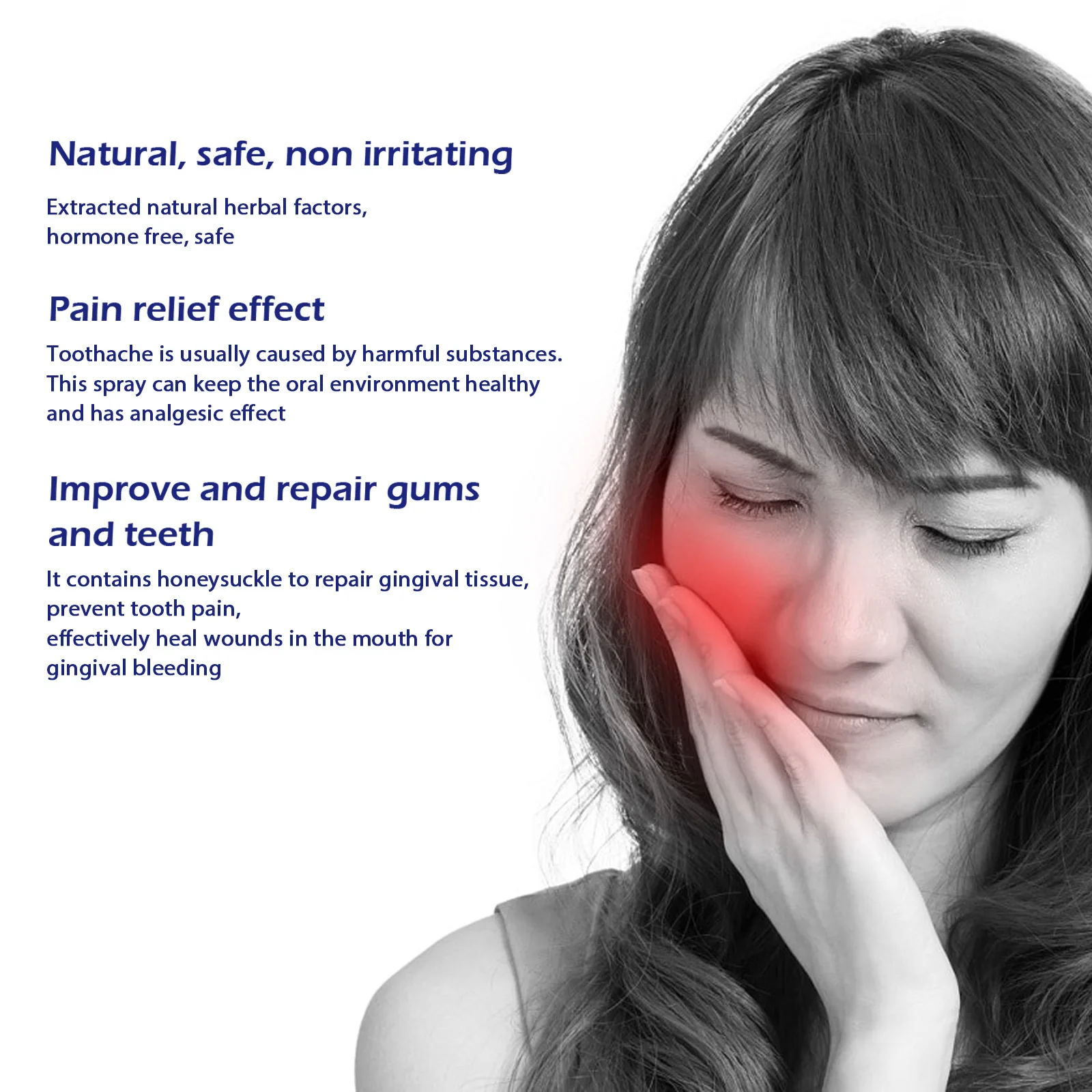30ml Decayed Tooth Dental Aid for Bleeding Gums Tooth Pain Relief Oral Health Care Toothache Spray
