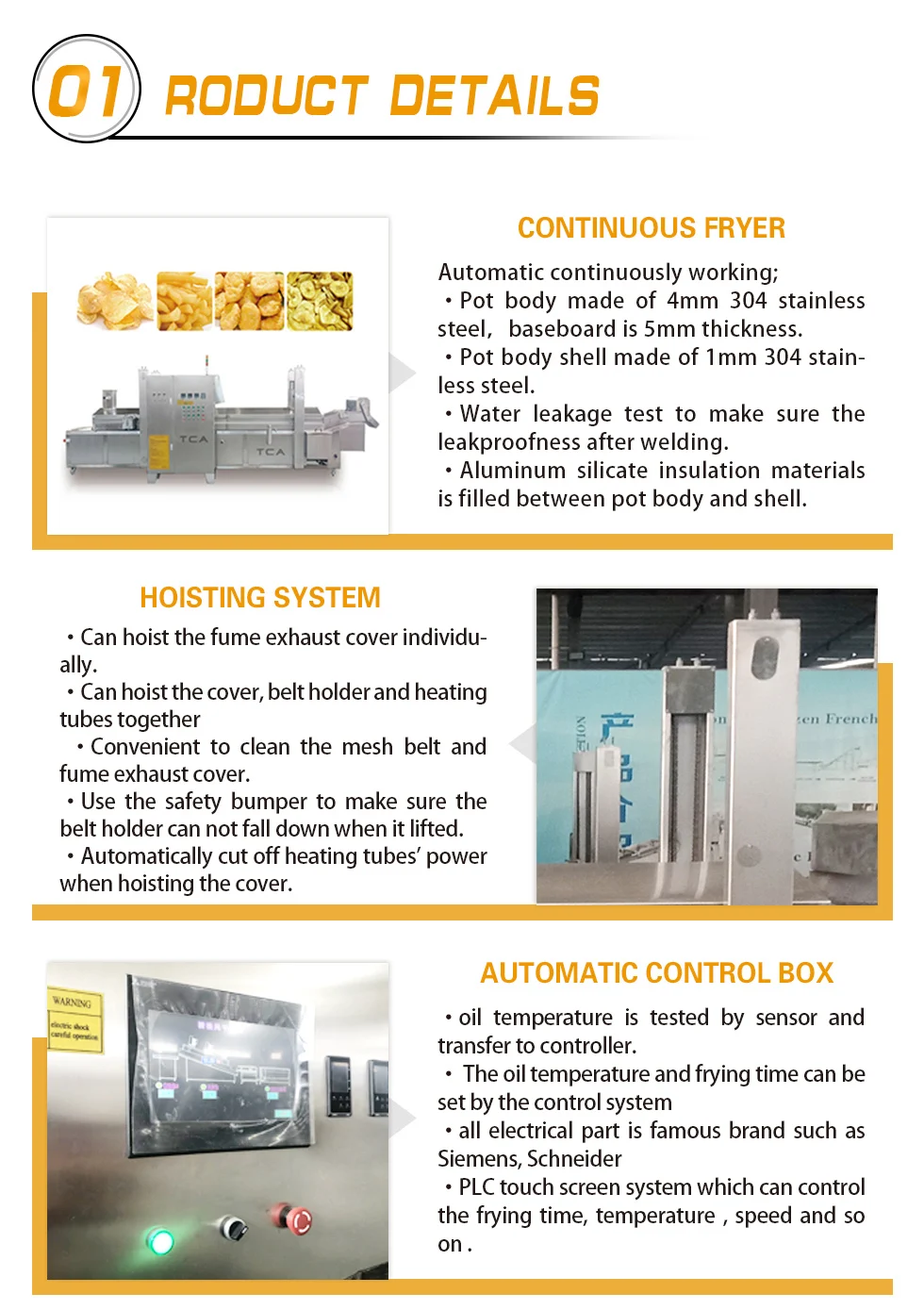 Xdl8500 Automatic Continuous Deep Fryer / Frying Machine Buy