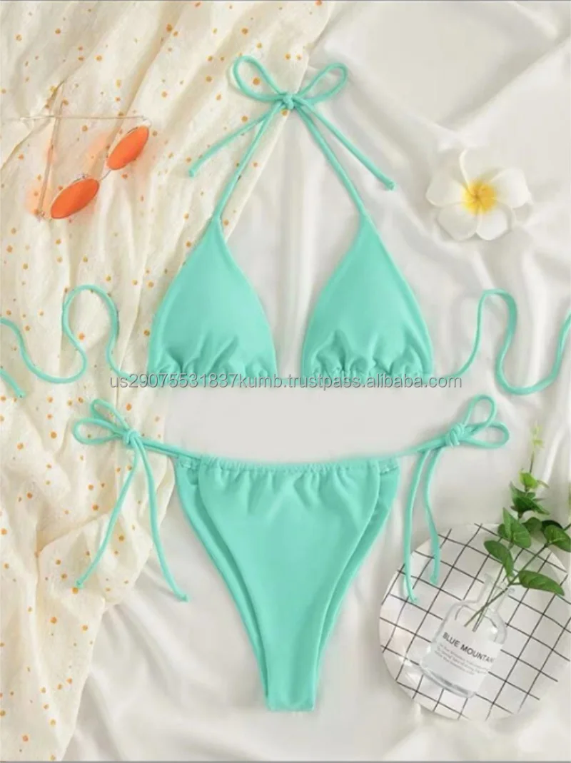 Usa Custom Small Minimum Triangle Sexy Bikinis And Beachwear Oem Odm