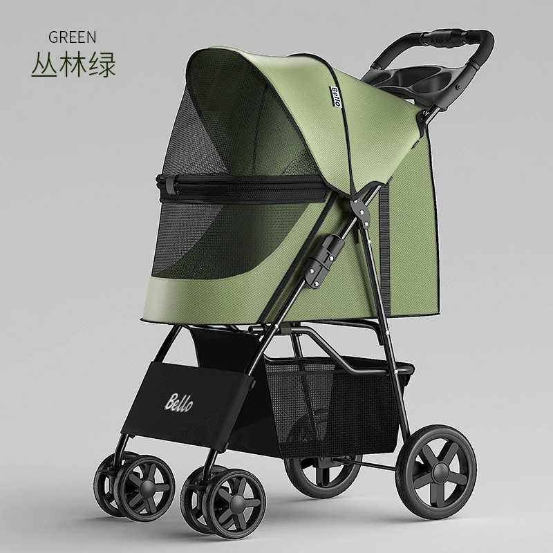 BELLO Pet Stroller - Lightweight & Foldable Dog Carrier