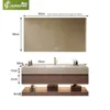 Specchio con luce LED + lavabo da 70 cm