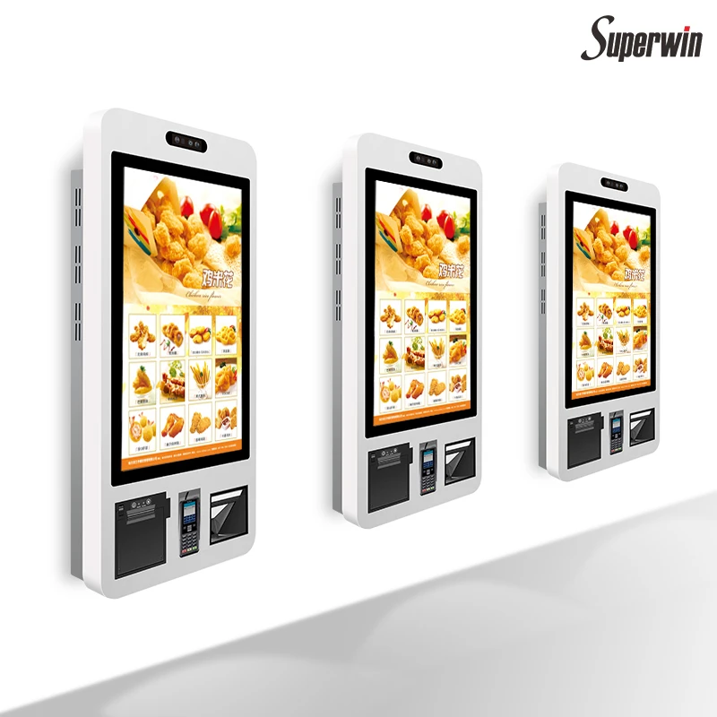 Best Selling Android/Windows 24inch Touch Machine Android Tablet Pos Self-service Payment Kiosk  Pos Terminal for McDonald