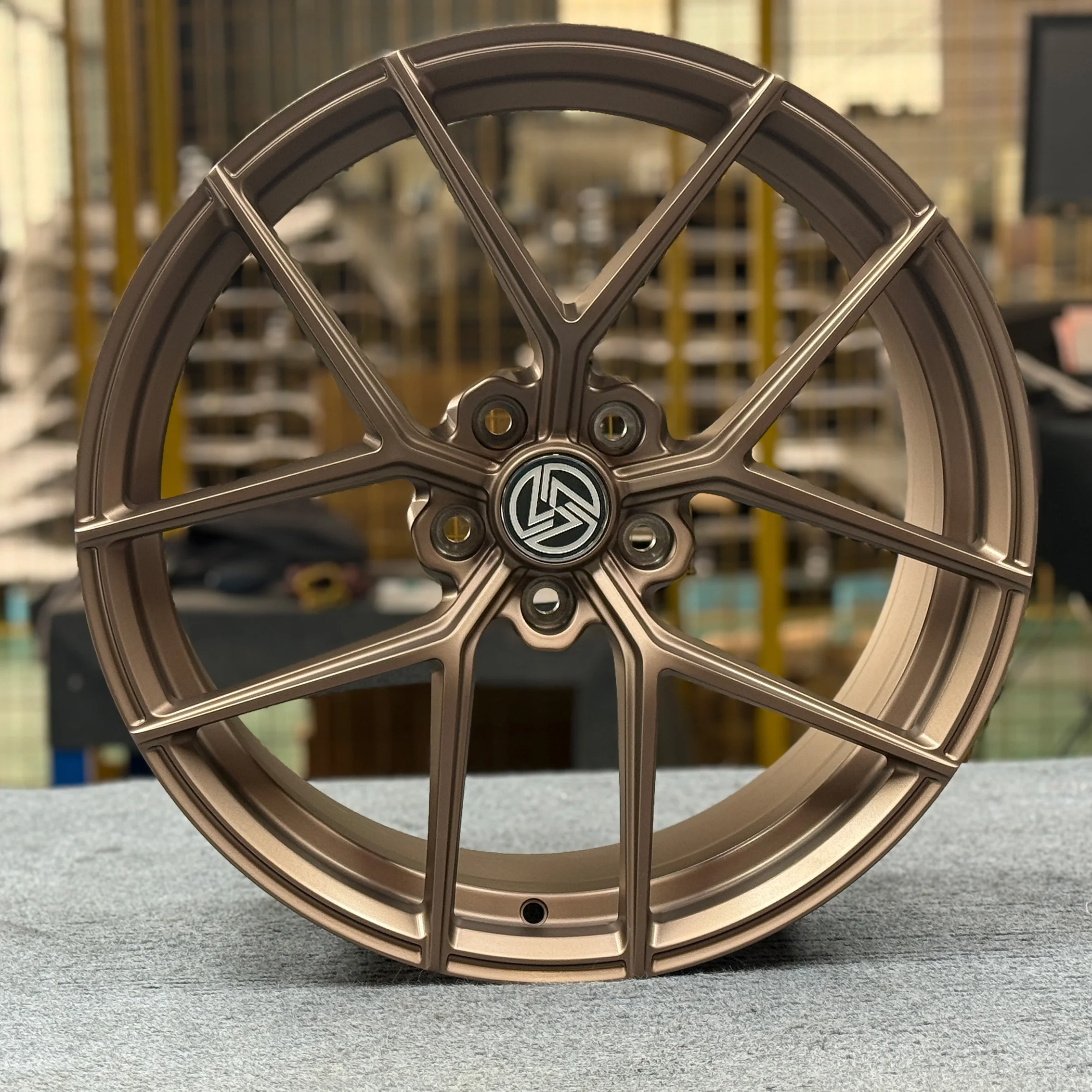 XL Forged Wheels Alloy Rims 5x112 5x114.3 5x120 17 18 19 20 21 22 23 24 Inch Gray/Bronze Finish for Mercedes-Benz BMW Porsche - Image 5
