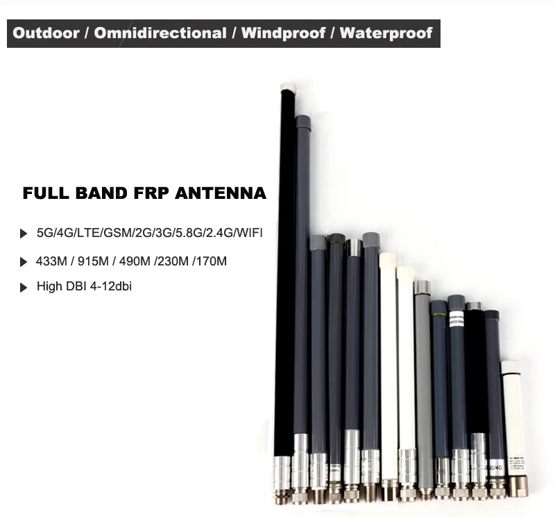915MHZ 868MHZ Wireless Waterproof Lora Antenna Vhf Omnidirectional ...