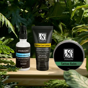 Private Label Enhance Tattoo Care Set Soap Lotion Balm Tattoo Aftercare PH Balance Brightener Moisturizer Skincare