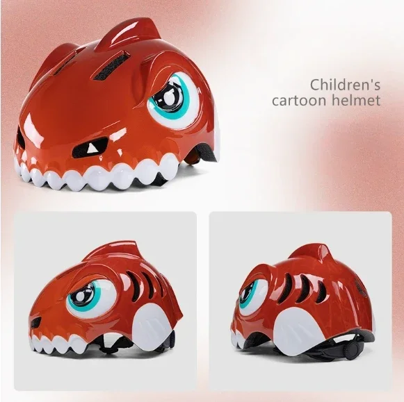 product wholesale shark design kids helmet one piece mold impact resistant pceps fashionable safety helmet for bike scooter balance-1