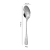 Natural-color dining spoon