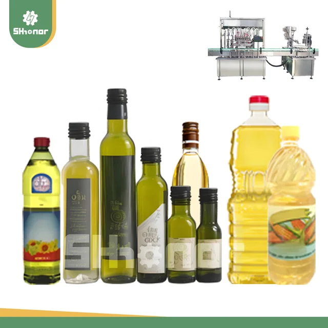 Shhonor Olive Oil Linear Liquid Filling Machine Oil Bottling and Oil Filling Capping Line