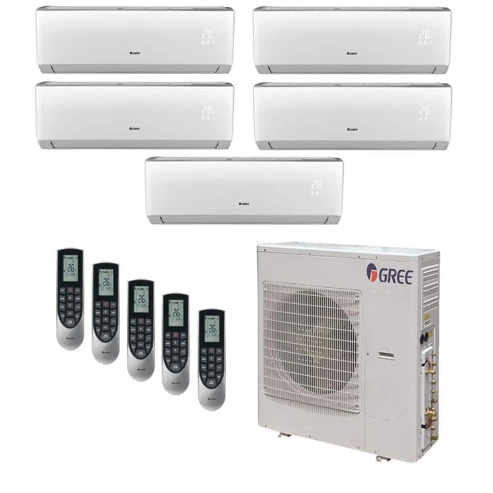 Gree Multi Zone Mini Split System Air Conditioner Units Fan Coil Indoor Unit for Central Air Conditioning HVAC System