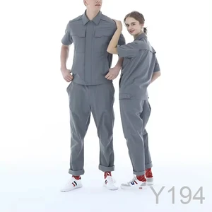 Wholesale Short Sleeves Shirts Technicians Uniform Manufacturing Safety Workwear