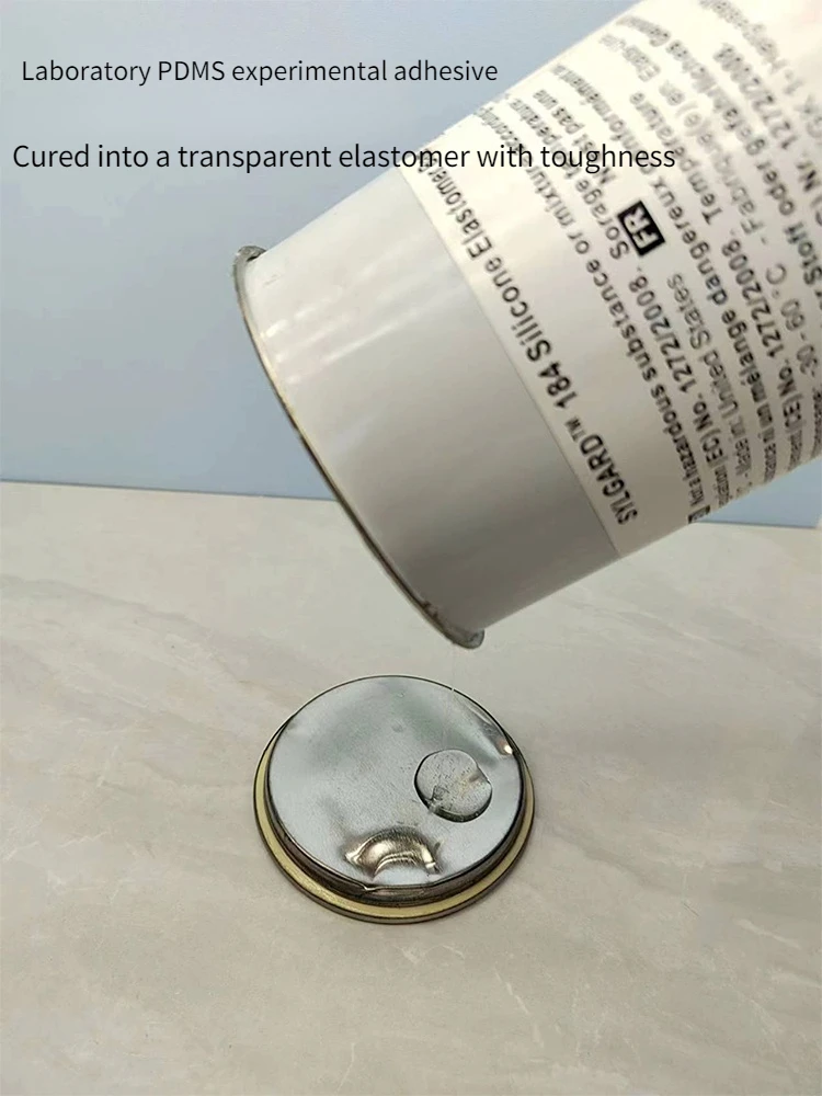 DC184 Original PDMS Polydimethylsiloxane High Transparency Optical Adhesive