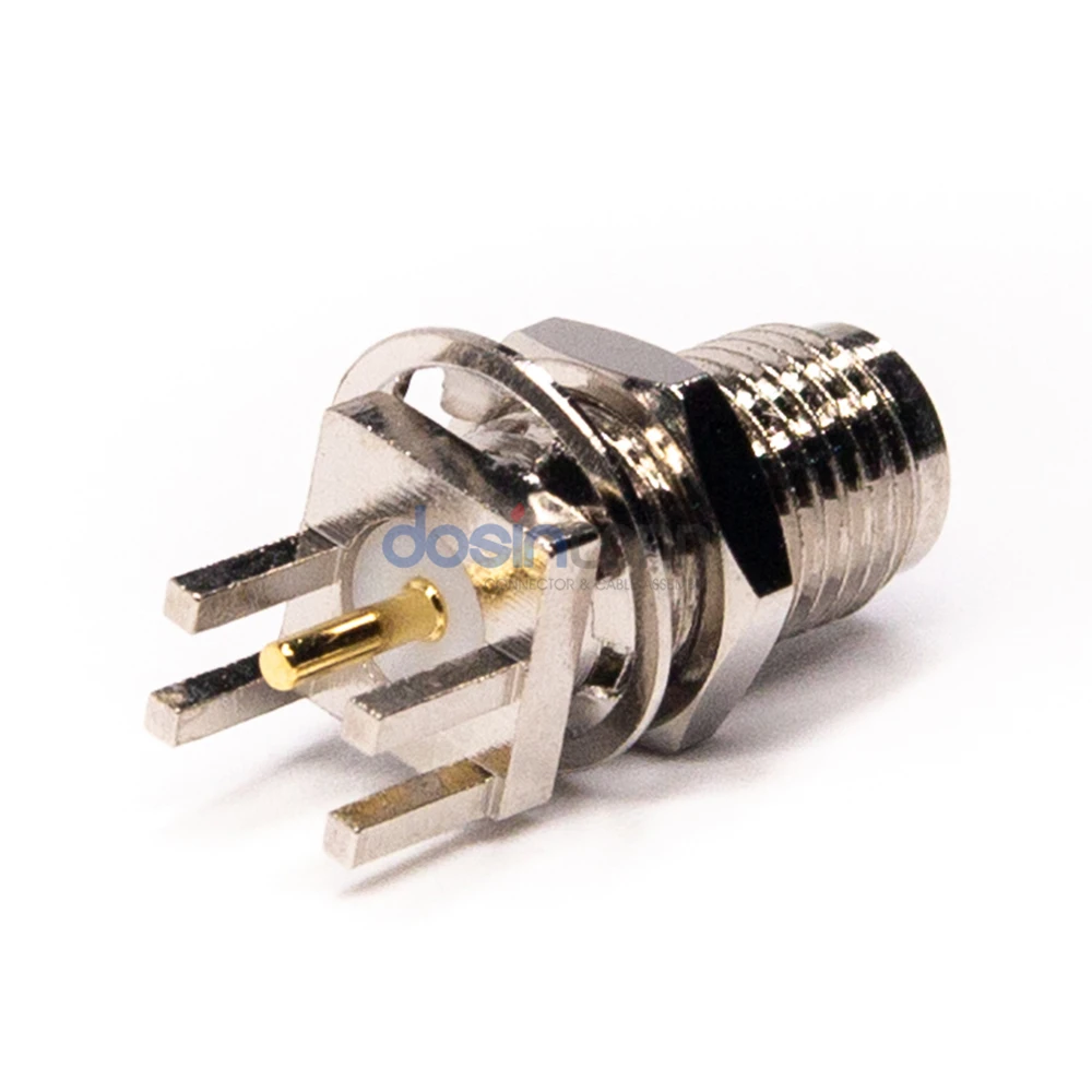 Sma Female 50 Ohm Terminator Sma Connector SMA Straight Jack RF Connector Edge Mount for PCB