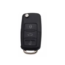 High Quality 3 Buttons Flip Folding Car Remote Cover Key Shell Case Fob For VW Passat Polo Golf TouranBora lbiza