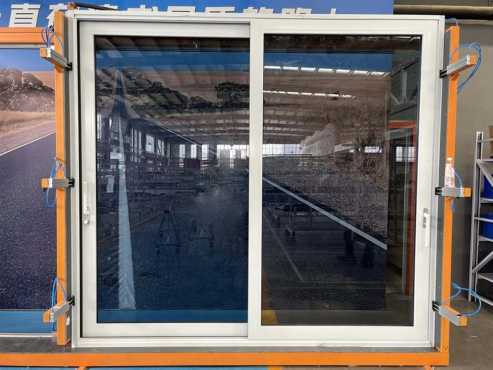 As2047 australian sliding door double glazed cavity glass sliding stacker doors exterior stacking balcony aluminum sliding doors supplier