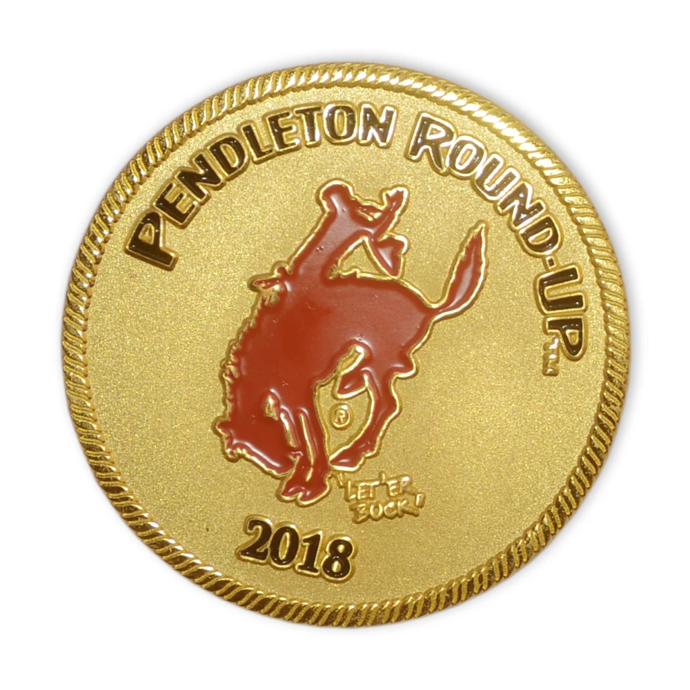 Factory Professional  Customization Bullfight Coin Challenge Gold Coin Mineral Coin