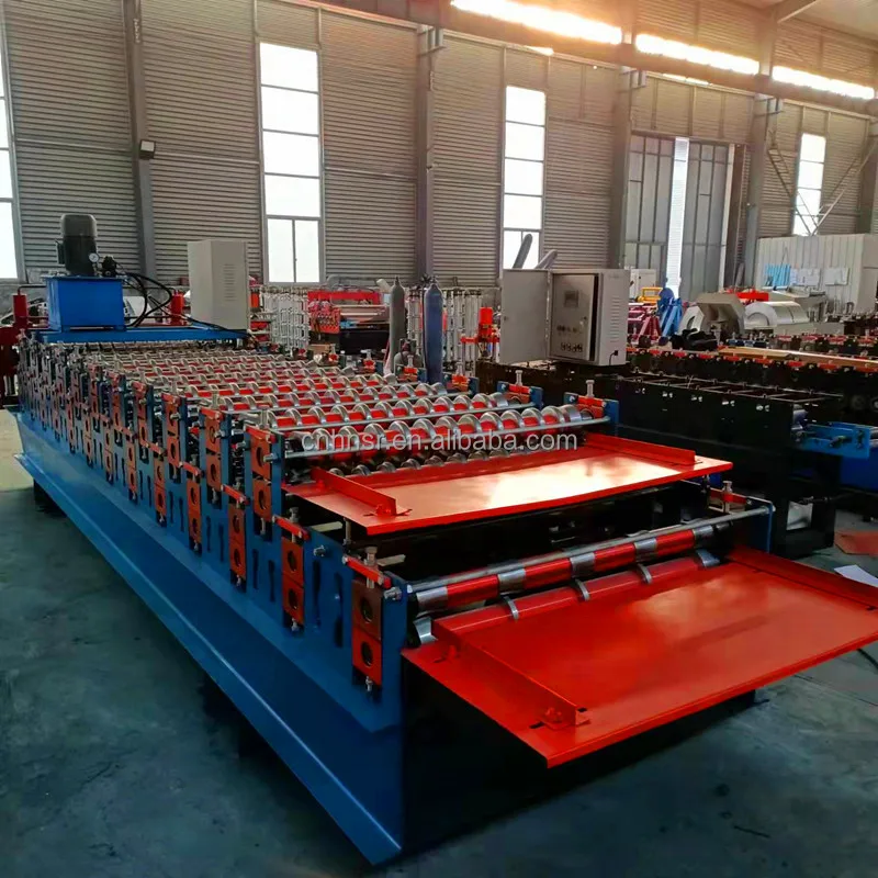 Hot Sale Cnc Three Layer Roll Forming Machine Corrugated Zinc Roofing