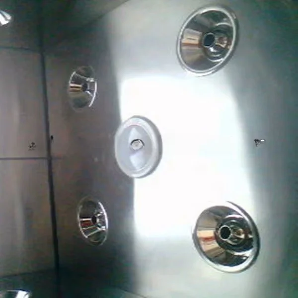 User-friendly air shower unit with adjustable blow time and speed