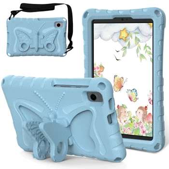 Hot Selling Butterfly Hollow Tablet Case for Galaxy Tab A9 X110 Light-Transmitting Design & Multi-Angle Stand