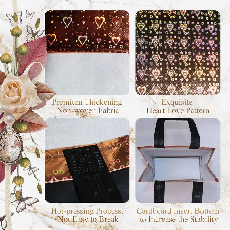 Reusable Laminated Fabric Recycled Customized Metallic Pp Non Woven