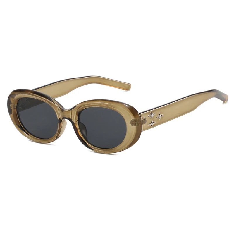 2024 Y2k Star Sports Three Stars Women's Luxury Sunglasses