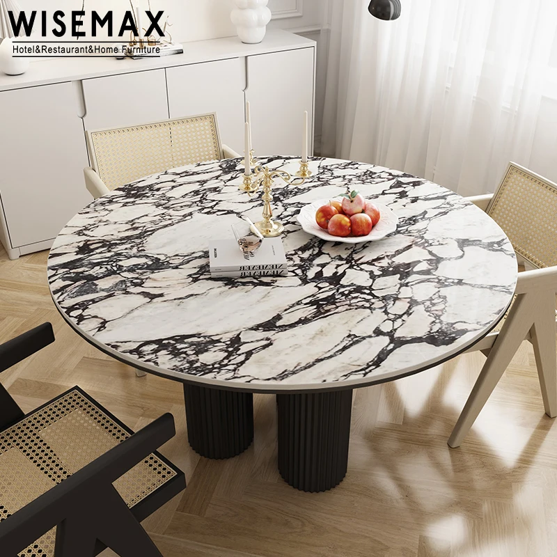 Wisemax Furniture Italian Light Luxury Household Dining Room Furniture