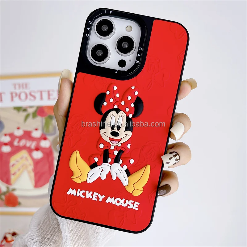Fashion 3d Silicone Brand Phone Cases Accessories Custom Luxury