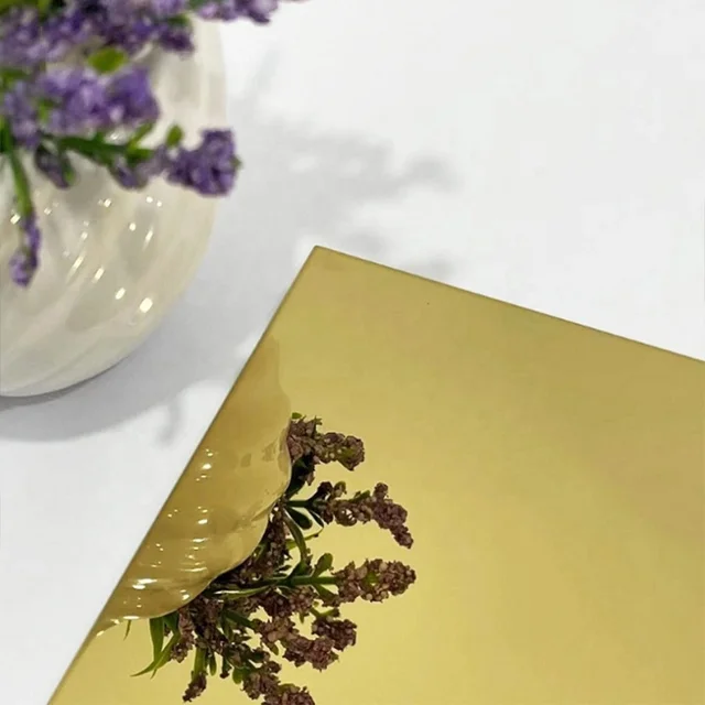 Astm Aisi 304 304l 316 316l 201 202 430 Duplex Gold Golden Mirror 2k 4k 8k Surface Polished Stainless Steel Plate Sheet