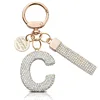Letras de diamantes plateados-c