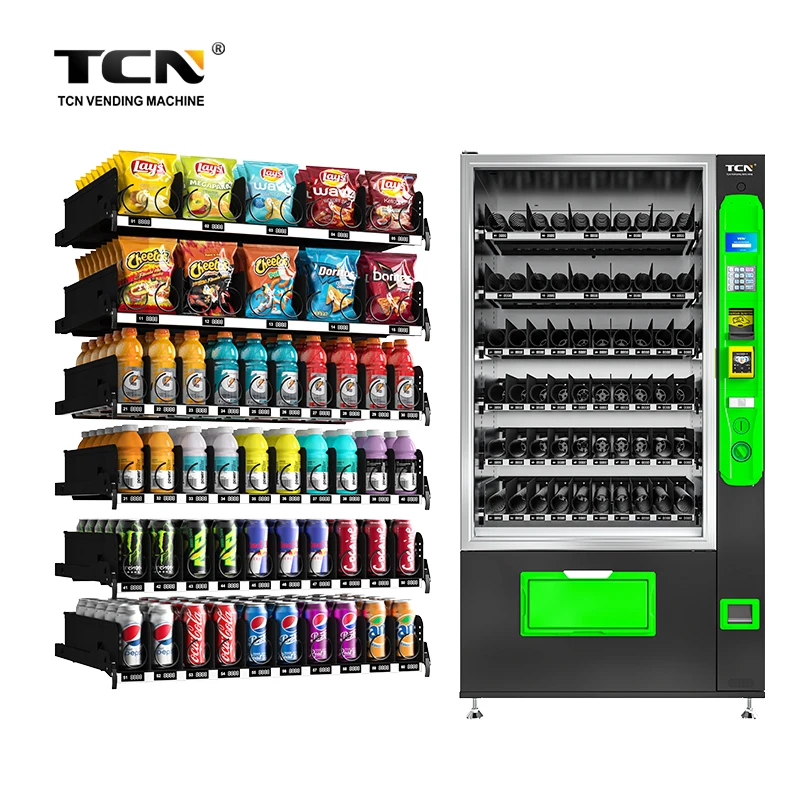 TCN Drink Snack Vending Machine Customized Snackautomaten Vending Export to Europe