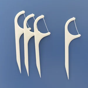 Daily Care Dental Floss Hot Sale 50PCS Ultra-fine High Tension Fine Floss Stick Disposable Floss Toothpick Portable