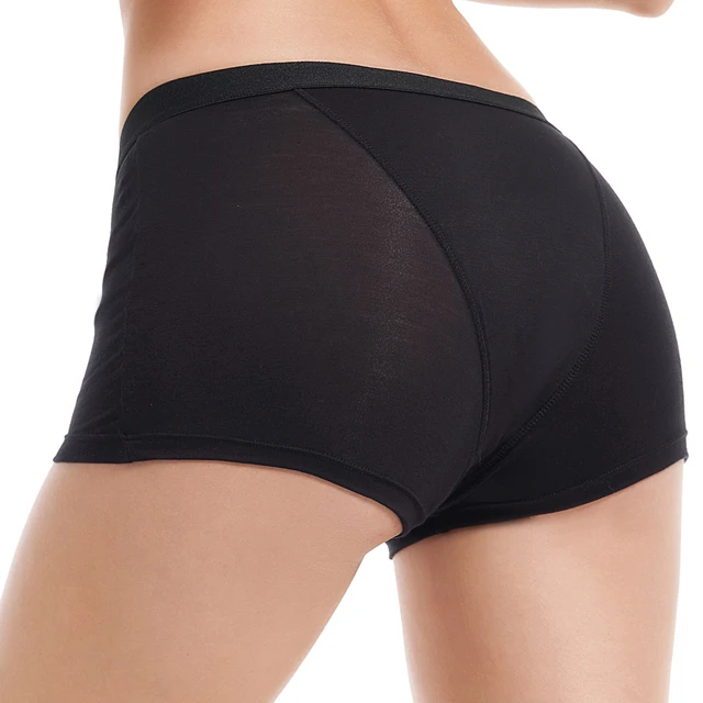 Wholesale Boyshort 4-5 Layer Overnight Menstrual Period Panties Absorption Boxers Underwear For Women