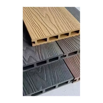 Manufacturer Supply Outdoor 3d Wood Plastic Wood Effect Plastic Wall Panels Uv Outdoor