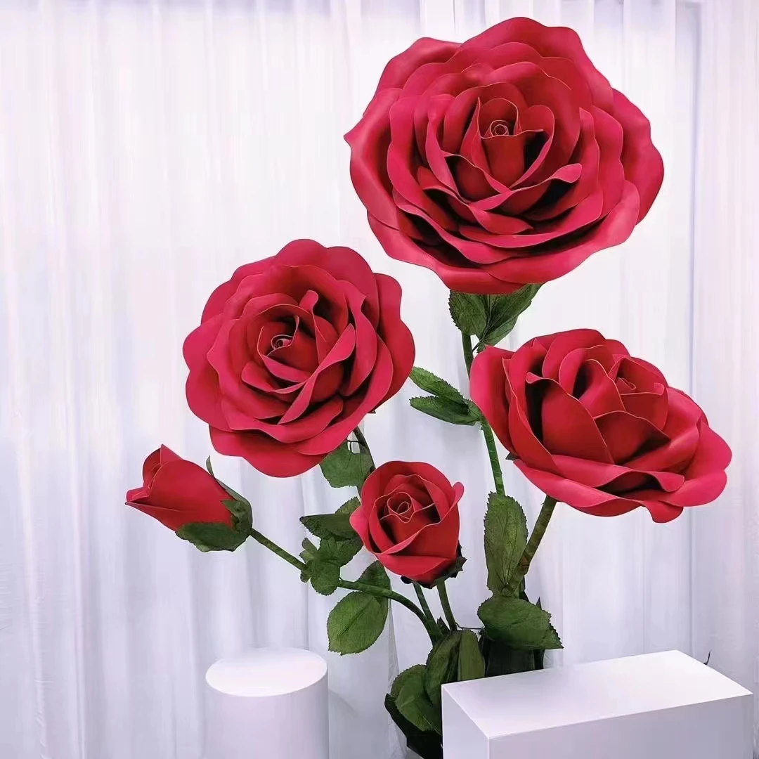 Giant Rose Eva Foam Artificial Flower Eva Flowers Giant Flowers Made ...