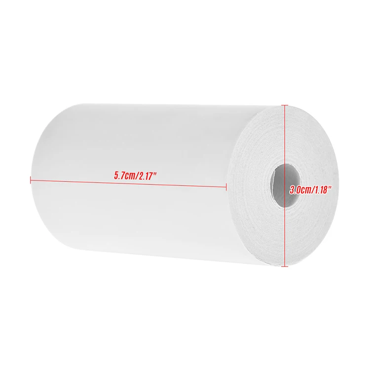 
High quality custom size 57mm thermal paper roll for cash register 