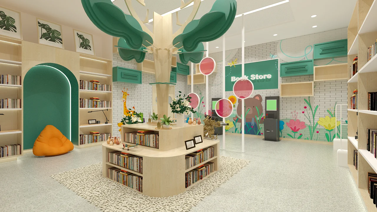 Customized Library Bookcases and Display Racks for Commercial Spaces ...