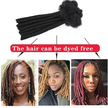 Dreadlocks Extensions Human Hair 0.6cm Width Permanent Loc Extensions Dreadlock  Hair Products Can Be Dyed Bleached And Curled - AliExpress