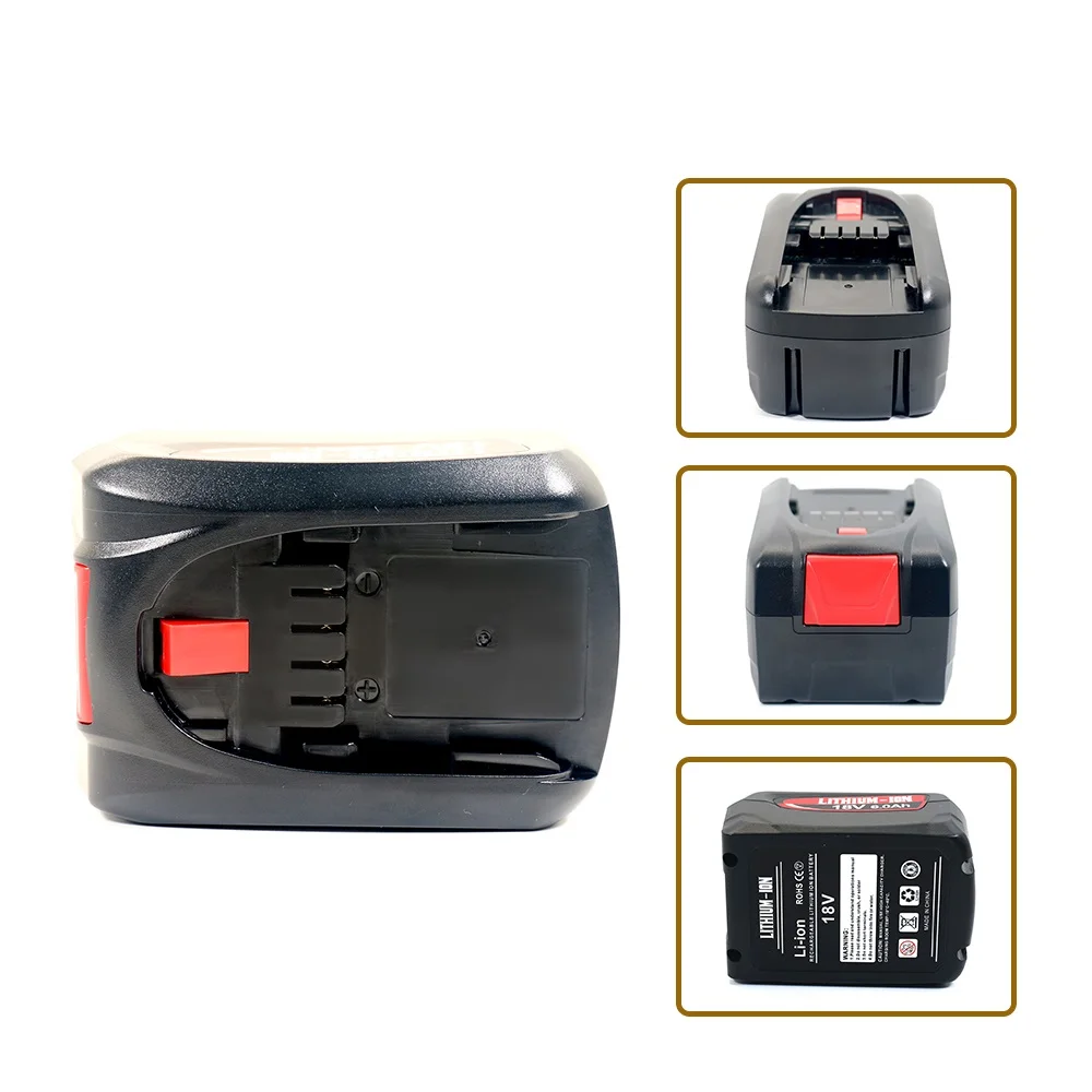 18V 5Ah High Capacity Li Ion Battery Compatible with BAT623 Concrete Drilling Metal Cutting Tools for Bosch Professional 18V