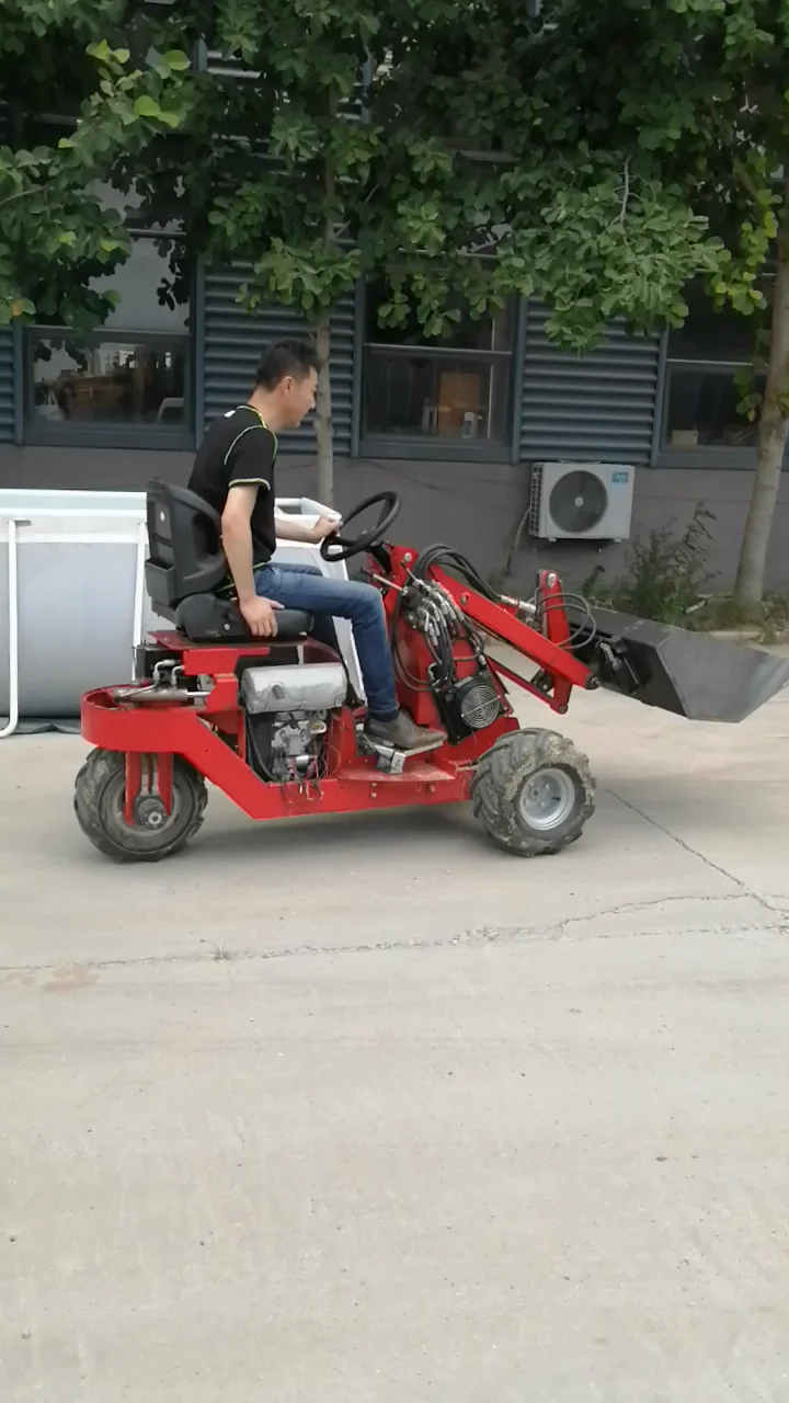 Hydrostatic Mini Wheel Loaders H130 3 Wheels Drive Price - Buy Mini ...