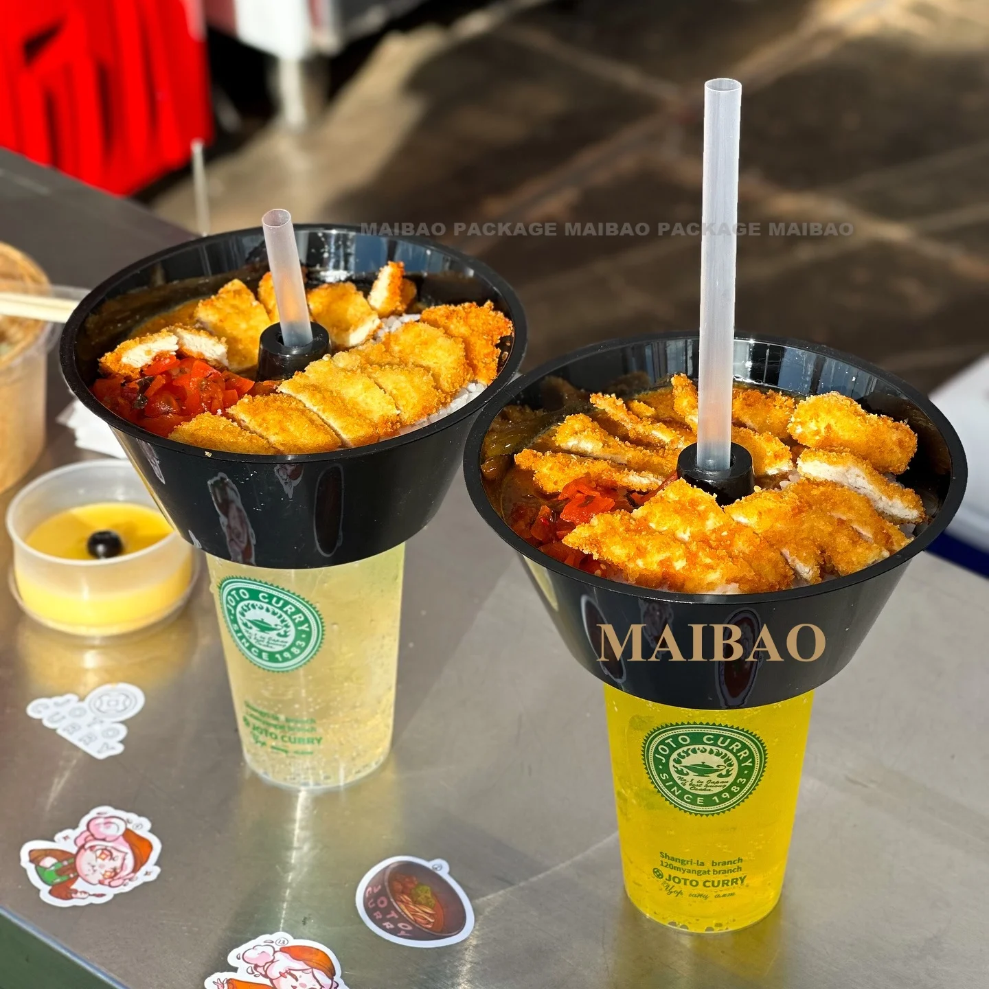 Custom Salad Fruit Bowl Plastic Packing Milk Tea Cup Disposable Food Packaging Plastic Bowl Top Snack Tray Plastic Takeaway Cup