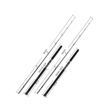 CHEERY GT Tuna 240-390g Carbon Fiber Medium Heavy Lure Rod for Sea Fishing Stainless Steel Guides Offshore Raft Boat Use – Rod – view 3