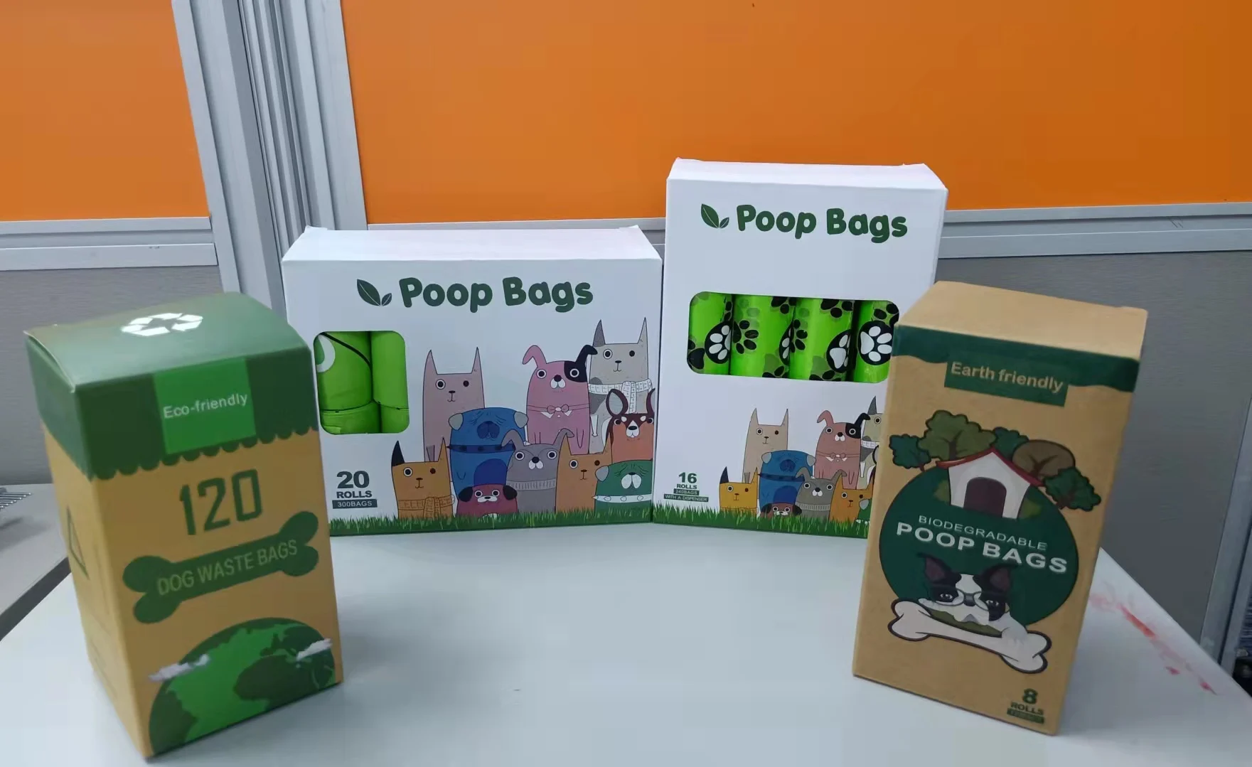 Custom Logo Printed Dog Cornstarch Eco Friendly Biodegradable