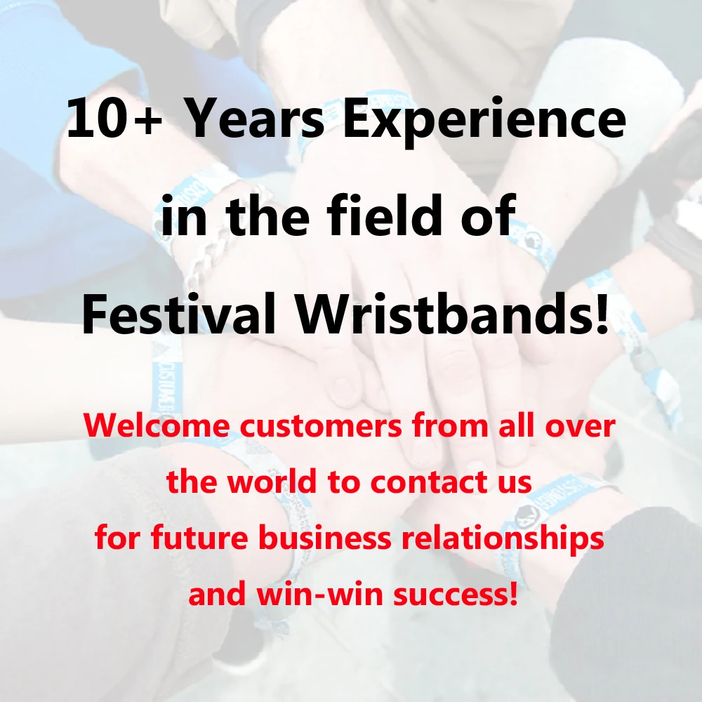 Festival Events Embroidery Custom Logo NFC Chip Inside Fabric Woven RFID Wristband