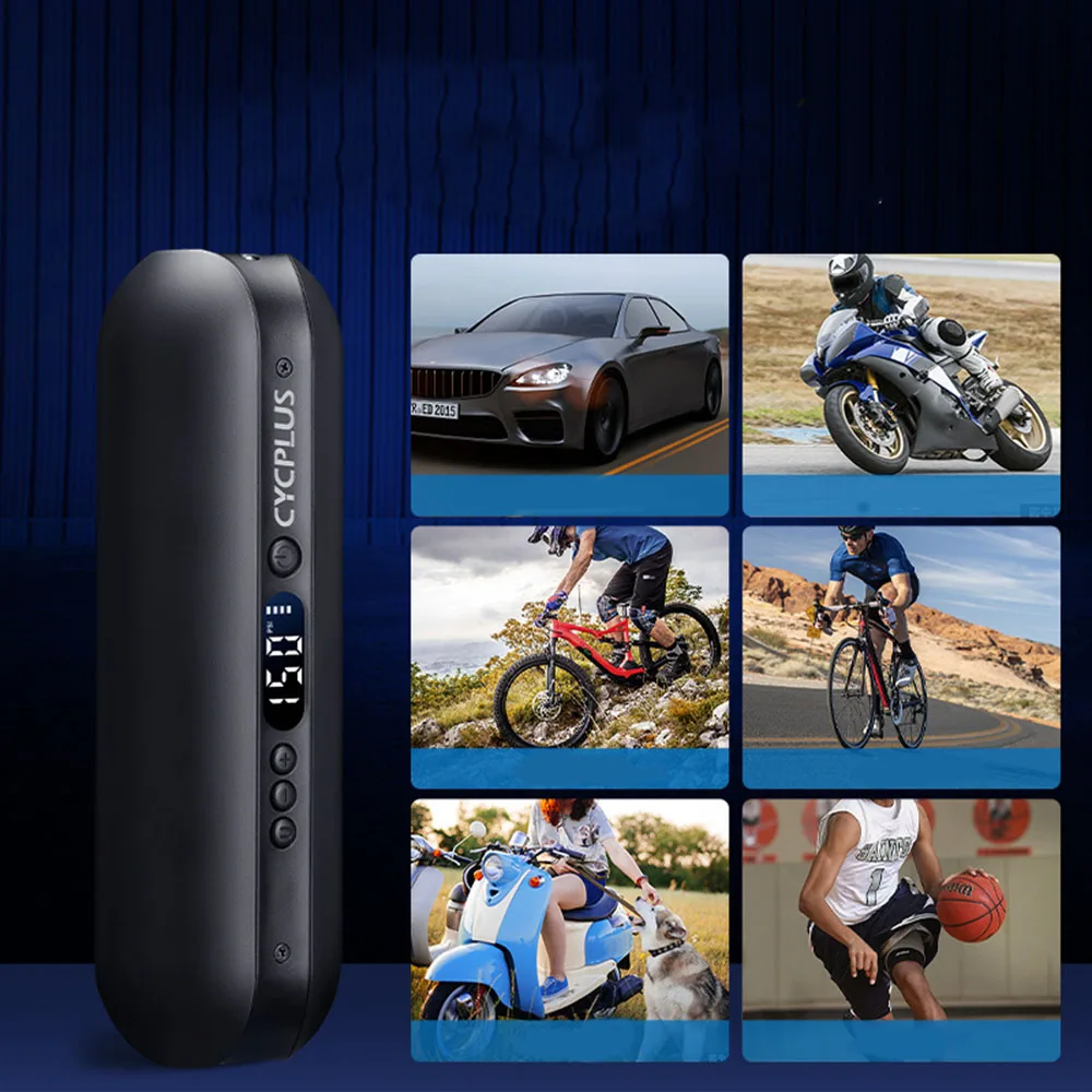 High Performance Bicycle Motorcycle Car Electric Mini Intelligent Tire Inflator