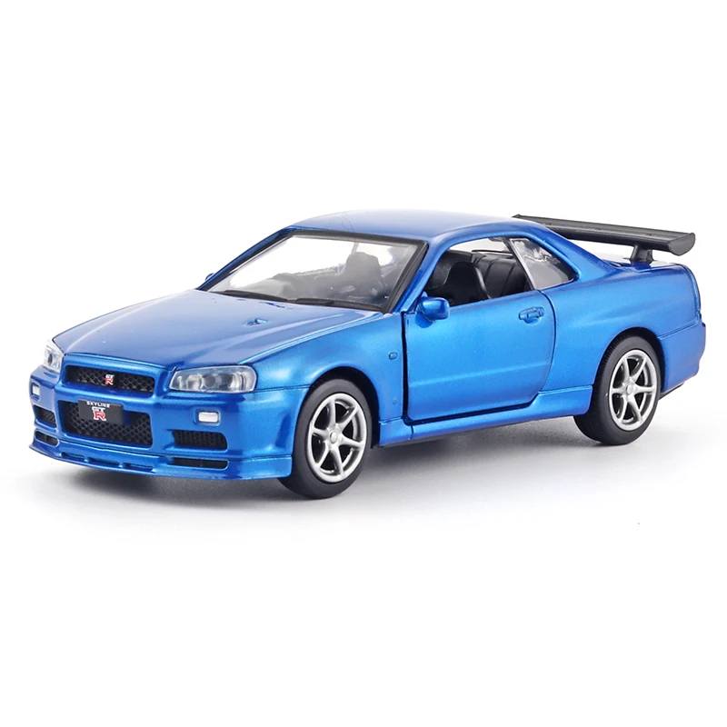 Nissan Gtr34 Racing Model Nissan Gtr34 Racing Model Diecast Metal Car Toys For Boy Kids Gift For Children Pull Back Car Toys Buy Push Back Car Toy Nissan Car Model Car Enthusiast Gift