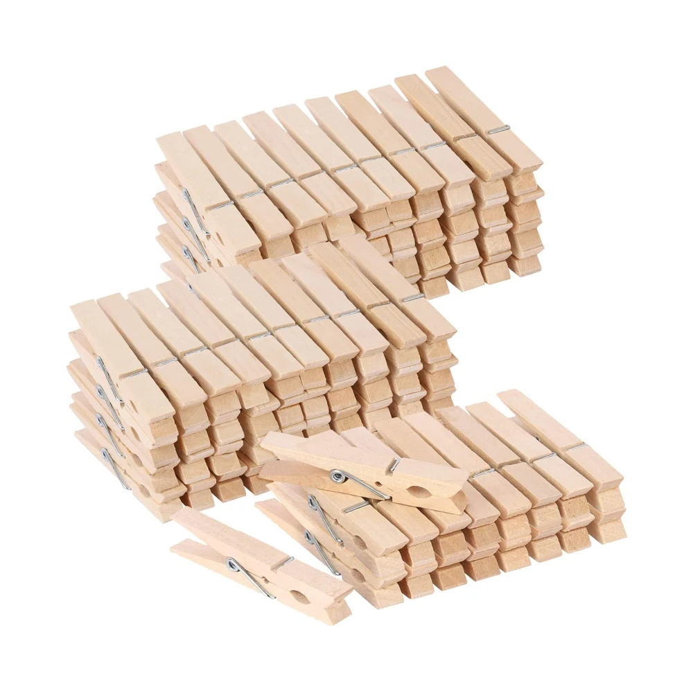 用于悬挂衣服的重型户外衣夹木夹大型闭合别针服装钉