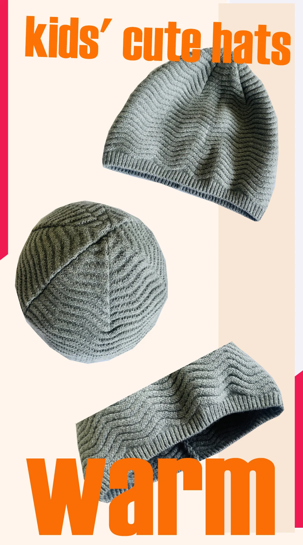 Baby Cotton Beanies For Boys Toddler Knit Hats Cute Warm Infant Beanies